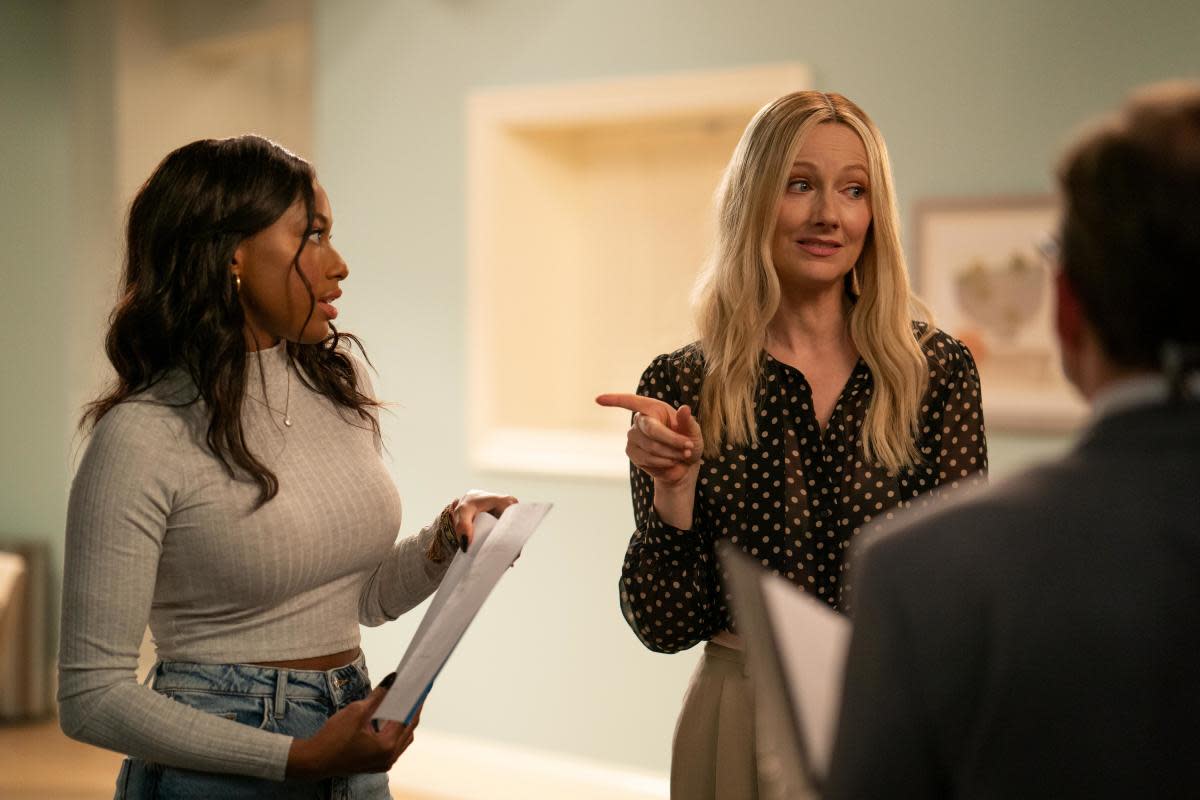 Hulu canceled <em>Reboot</em>, with Alyah Chanelle Scott (left) and Judy Greer (right), after one season. Hulu
