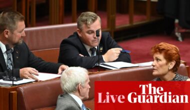 Australia politics live: One Nation only about ‘stunts and the vibe’, Marles says; crossbench MPs pressure Labor over gas export tax | Australian politics