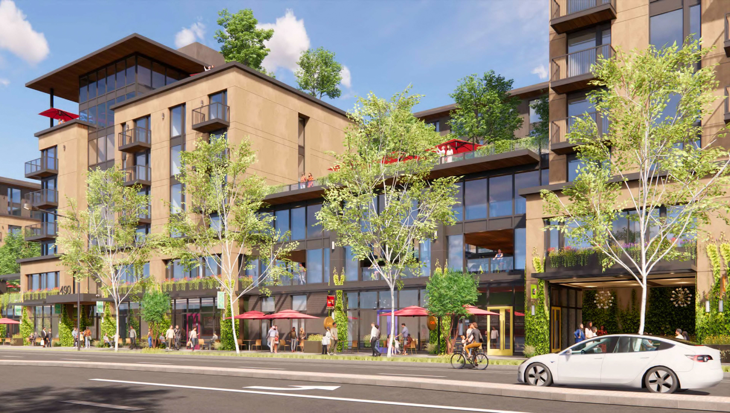 490 East Middlefield Road street view, rendering by SDT Architects