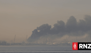 Kuwait says an oil tanker hit in Iranian attack at Dubai port, warns of possible oil spill