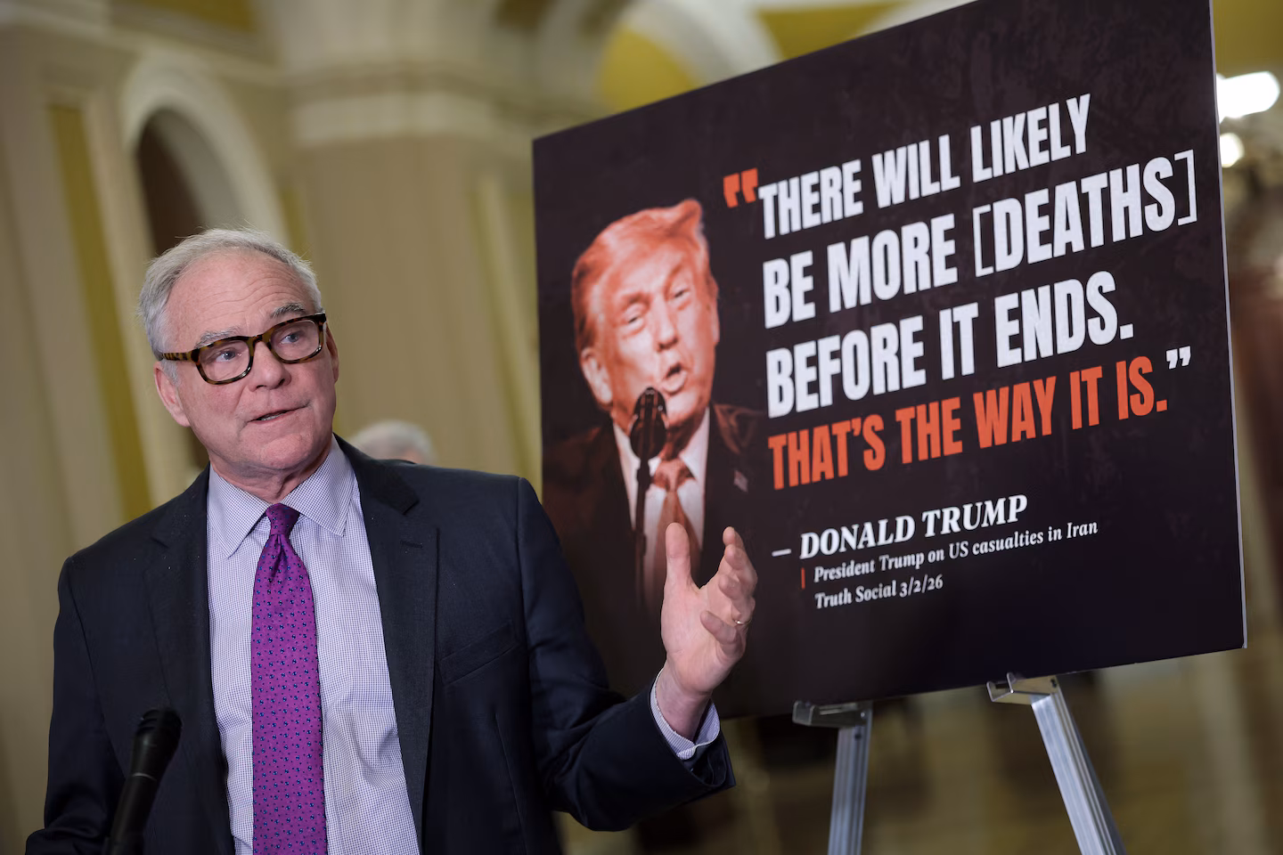 Senate rejects resolution to force Trump to end Iran strikes