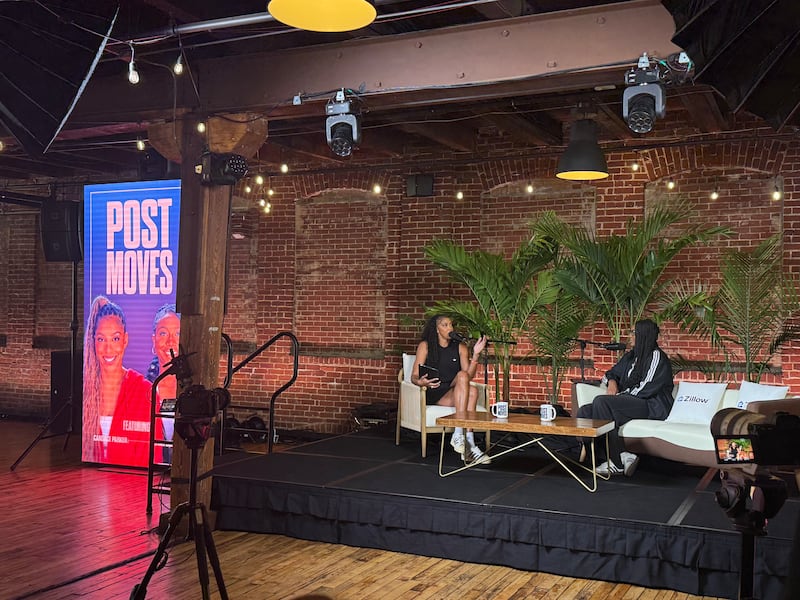 “Post Moves,” hosted by Hall of Famer Candace Parker and Fever forward Aliyah Boston, also held a live event at WNBA All-Star weekend.