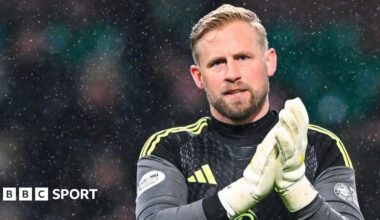 Celtic goalkeeper Kasper Schmeichel