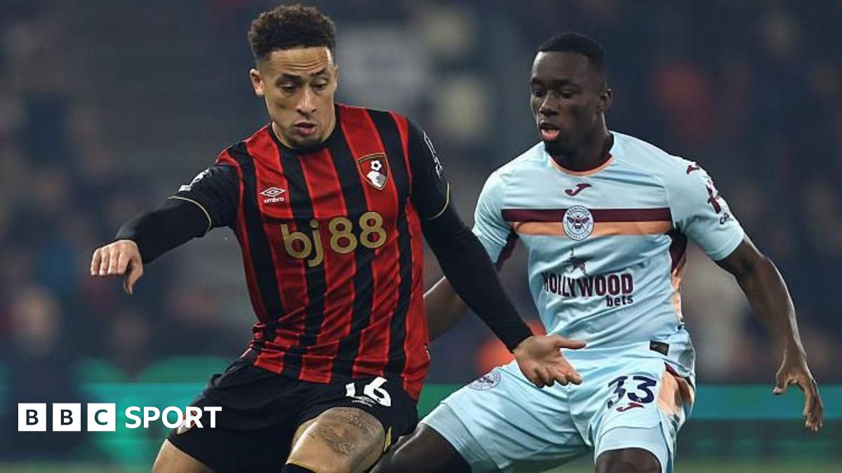 Iraola 'angry' as Bournemouth denied penalty in draw with Brentford