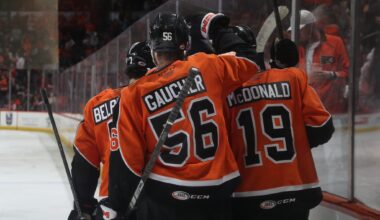 Gaucher gets rolling, Jiricek makes his debut