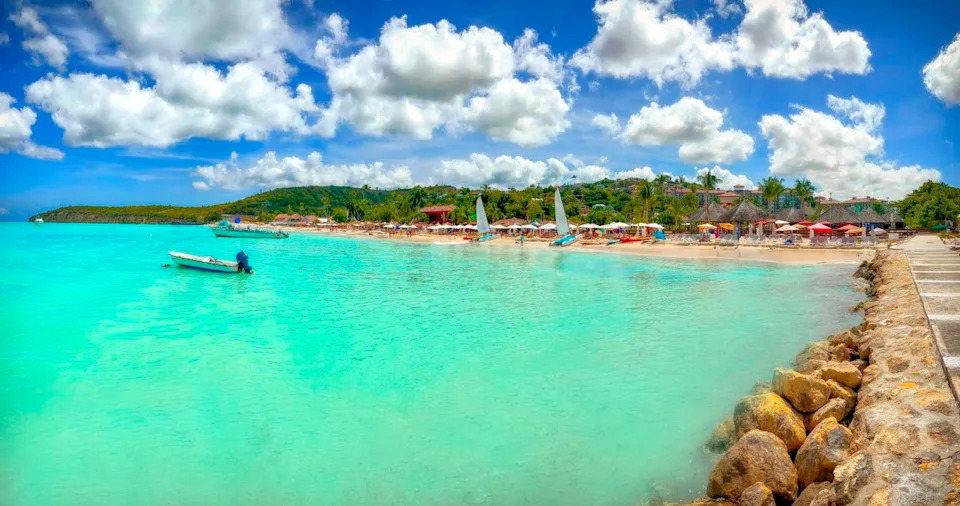 Dickenson Bay showcases the white-sand beaches and crystal-clear waters that have made Antigua and Barbuda famous.Credit: Matt Anderson Photography / Getty Images