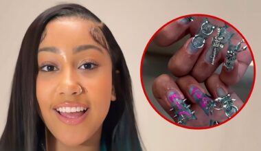 North West Debuts Long Nails with Spikes, Piercings