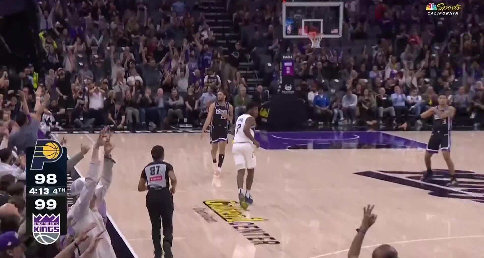 Carter erupts for career-best 24 points to lead Kings to 114-109 comeback win over Pacers