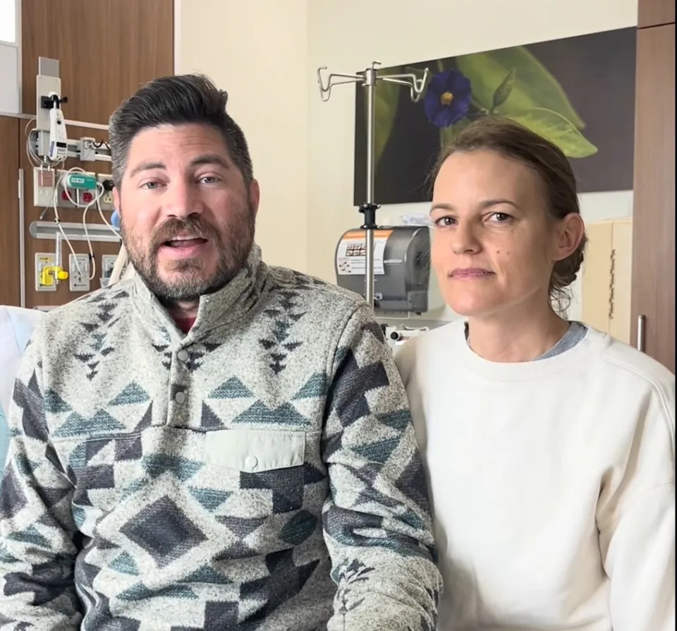 Zak Salazar, 40, has an aggressive brain cancer. Cori Salazar, 40, said she has a form of pancreatic cancer. GoFundMe