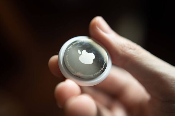 Bangkok, Thailand - Febrauary 5, 2022: AirTag is a tracking device developed by Apple. Bangkok, Thailand - Febrauary 5, 2022: AirTag is a tracking device developed by Apple.