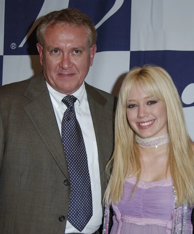 Hilary Duff with her father Robert Duff in 2003Credit: Jon Kopaloff/FilmMagic