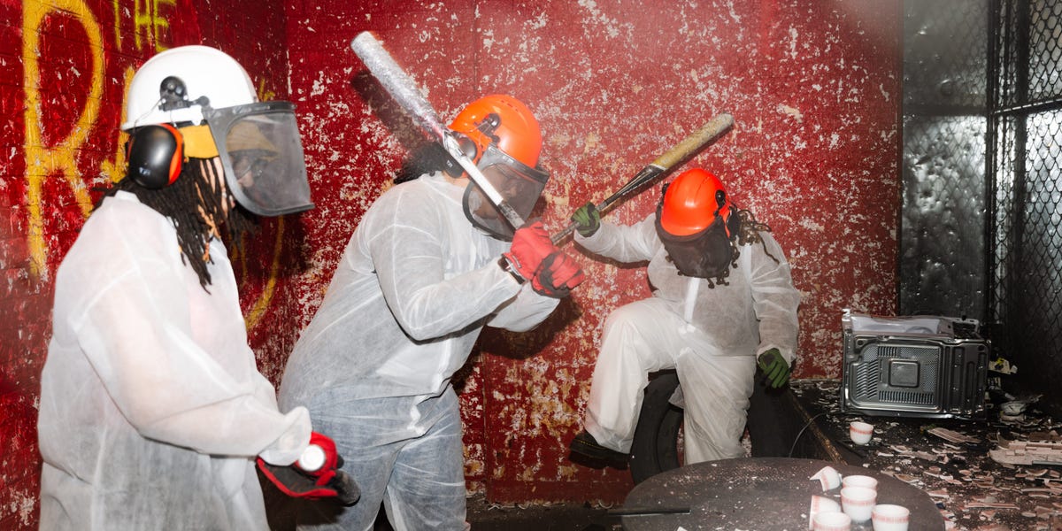 Stressed at Work? Go Smash Something