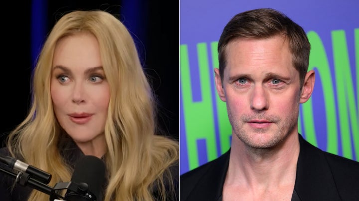 Nicole Kidman and her "Big Little Lies" co-star Alexander Skarsgård, whose consumption of falafel was apparently a turnoff for Kidman.