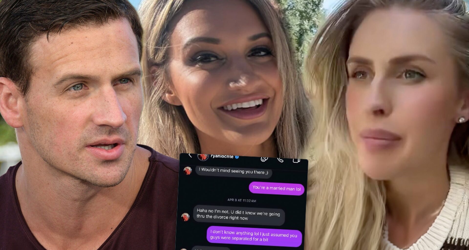 Ryan Lochte, New GF Release DMs Refuting Ex-Wife's Affair Claims
