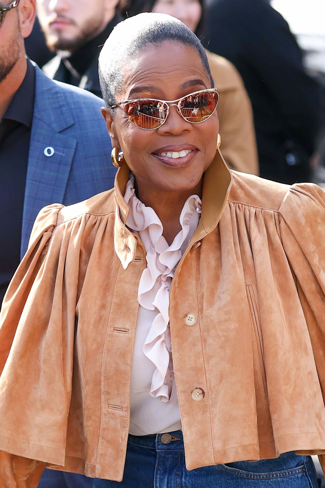 Oprah Winfrey in Paris on March 5, 2026Credit: Getty