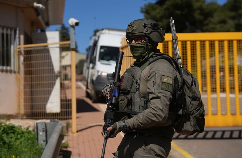 Israeli soldiers near the northern Israeli border with Lebanon, February 28, 2026