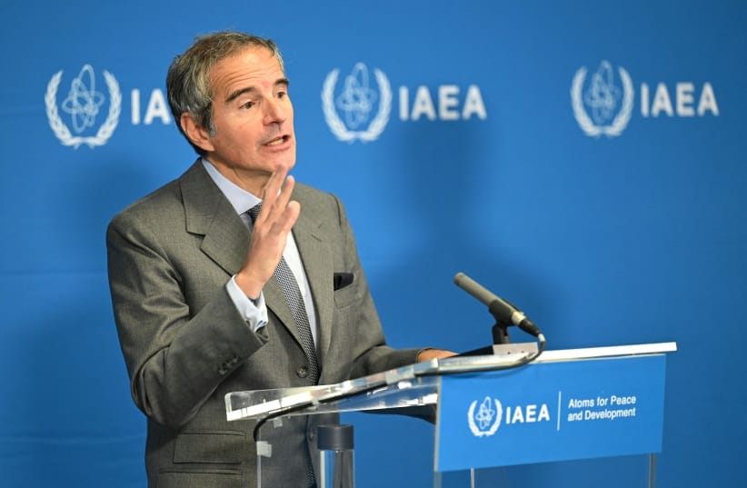 IAEA Director-General Rafael Grossi gives a press statement in Vienna, March 2, 2026; illustrative.
