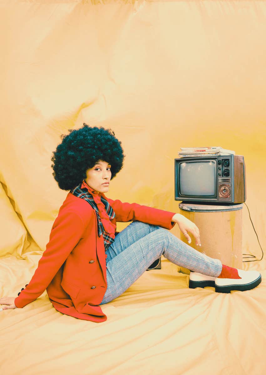 70s vintage style tv