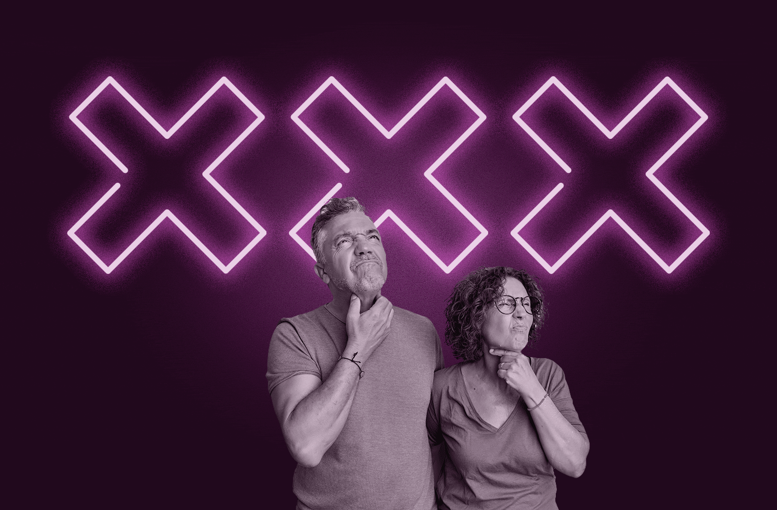 I'm terrified our kids will find out their father's naughty secret.