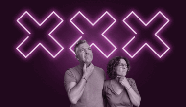 I'm terrified our kids will find out their father's naughty secret.