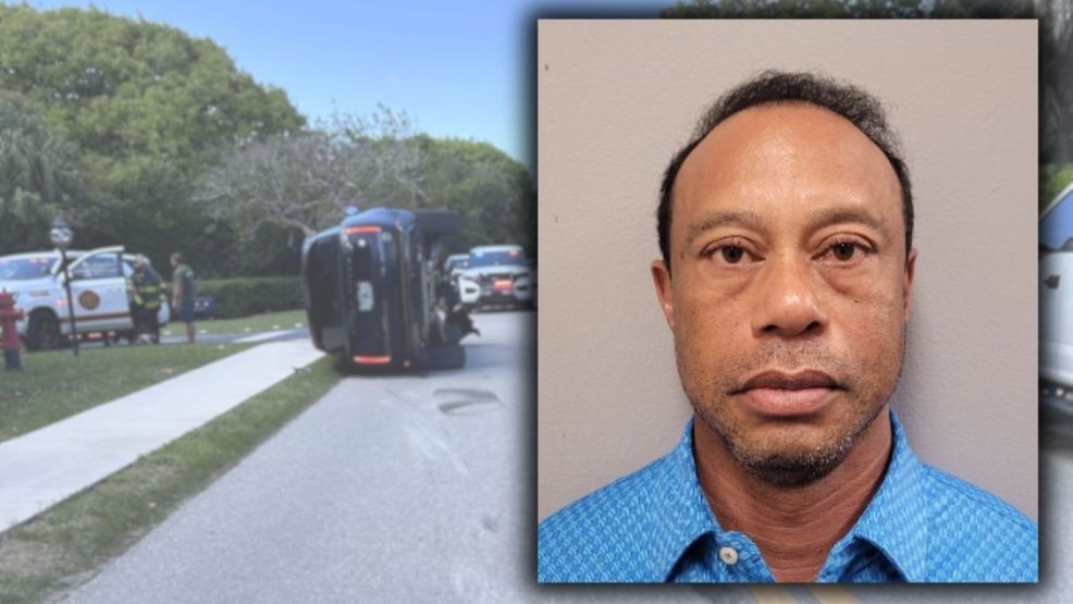 March 27, 2026 - Professional golfer Tiger Woods was arrested on suspicion of a DUI following a two-vehicle crash involving a pickup truck and a Land Rover on Jupiter Island on Friday. During a news conference, Sheriff John Budenseik said that a little before 2 p.m., the Jupiter Island Police Department received reports of a rollover crash near 281 South Beach Road. Upon arrival, law enforcement found a pickup truck pulling a pressure cleaner trailer and a Land Rover driven by Tiger Woods rolled over on its driver’s side. (WPEC)