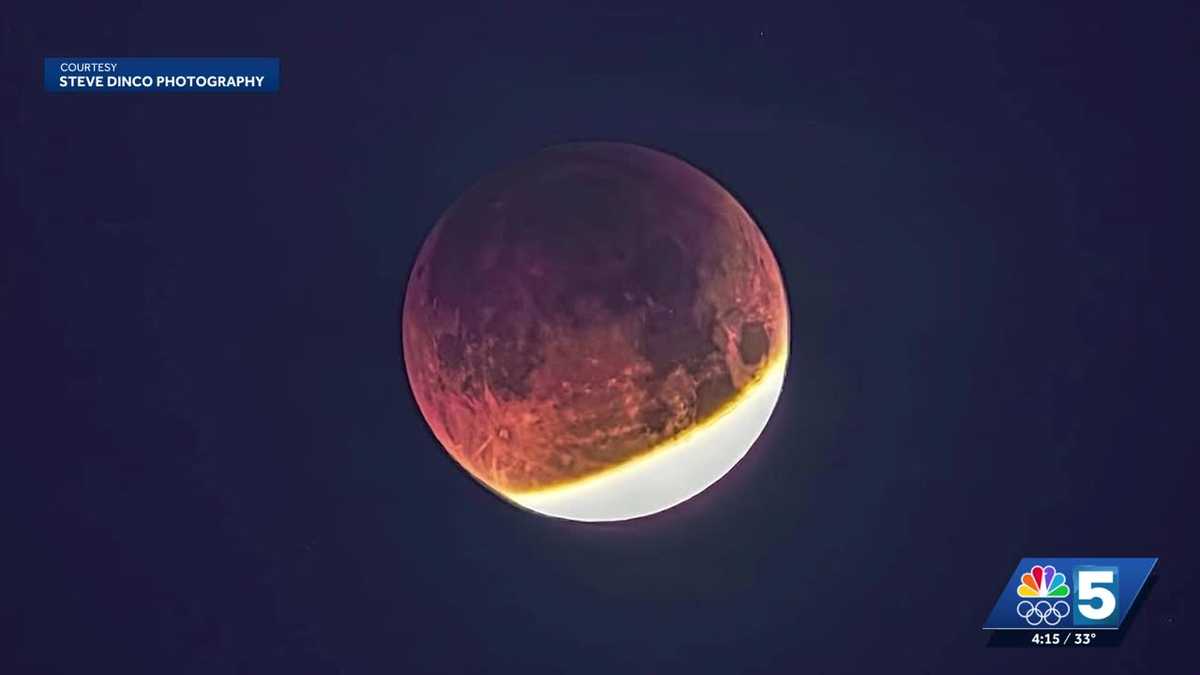 Vermont photographer captures stunning image of lunar eclipse