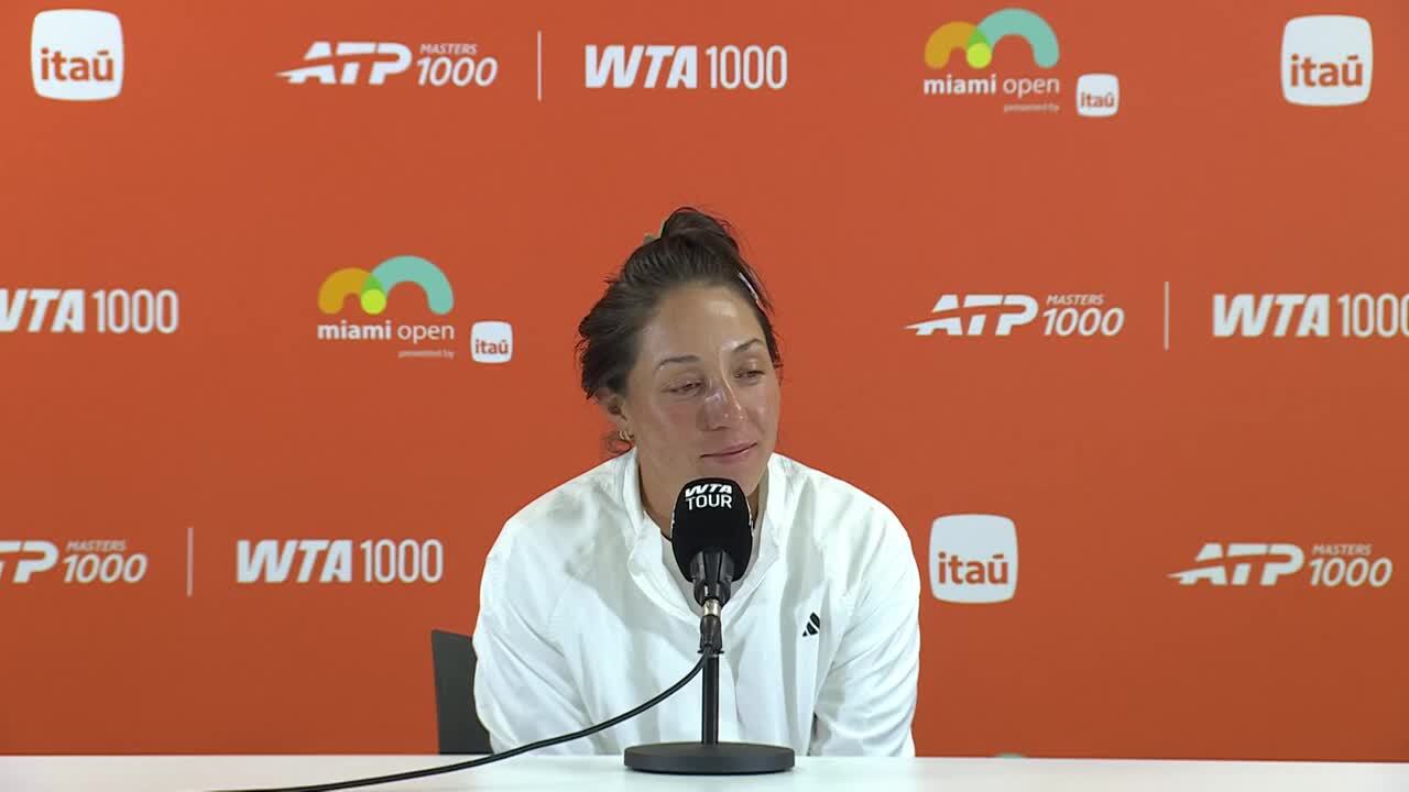 Pegula disappointed with loss at Miami Open, but happy with recent form - WTA Tennis