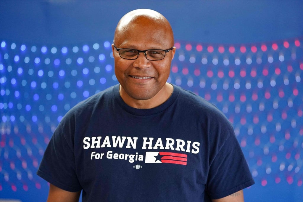 Democratic candidate Shawn Harris. Photo: AFP