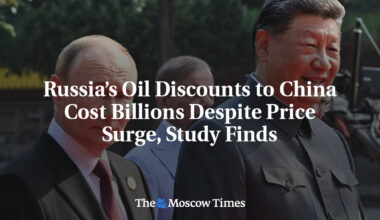 Russia’s Oil Discounts to China Cost Billions Despite Price Surge, Study Finds