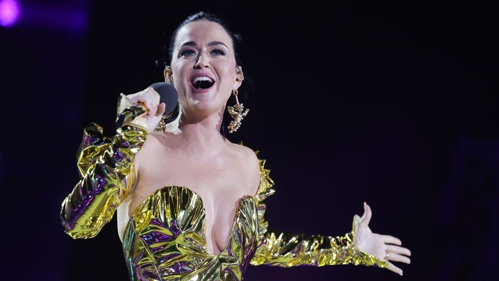 WINDSOR, ENGLAND - MAY 07: Katy Perry performs on stage during the Coronation Concert on May 07, 2023 in Windsor, England. The Windsor Castle Concert is part of the celebrations of the Coronation of Charles III and his wife, Camilla, as King and Queen of the United Kingdom of Great Britain and Northern Ireland, and the other Commonwealth realms that took place at Westminster Abbey yesterday. Performers include Take That, Lionel Richie, Katy Perry, Paloma Faith, Olly Murs, Andrea Bocelli and Sir Bryn Terfel, Alexis Ffrench, Lang Lang & Nicole Scherzinger, Bette Midler, Tiwa Savage, Steve Winwood, Pete Tong and The Coronation Choir. (Photo by Chris Jackson/Getty Images)