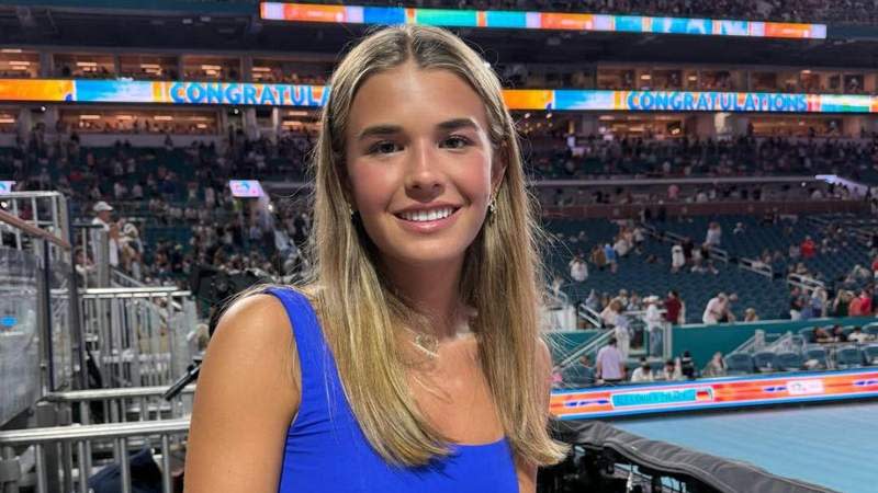 Kai Trump posted a photo with Belarusian star Aryna Sabalenka, praising her performance.@kaitrumpgolfer/Instagram