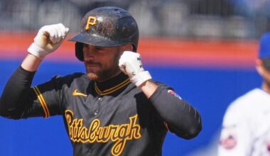 O'Hearn and Davis help the Pirates hold off the Mets 4-3 in 10 innings for their 1st win