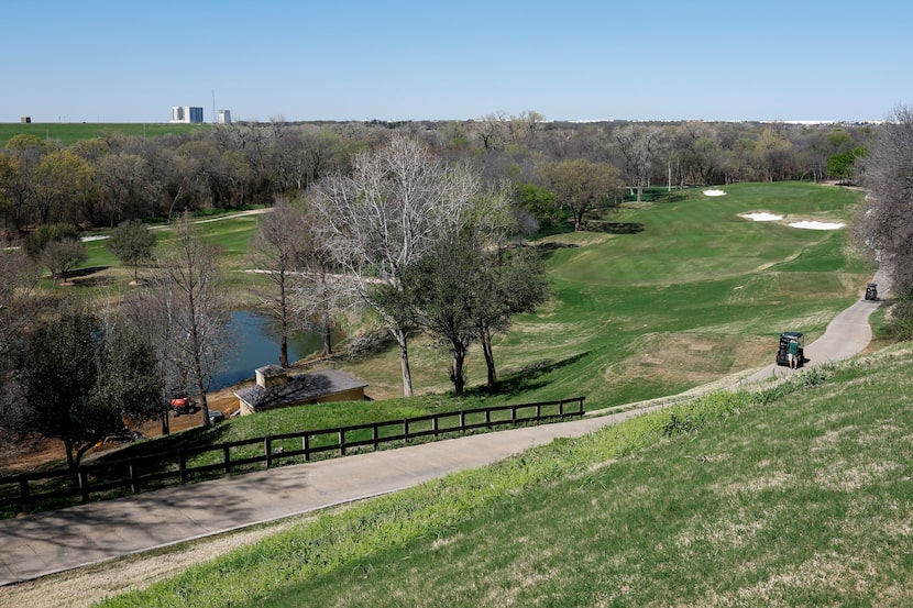 No. 4 has highest elevation on the course and offers a scenic view of the area.