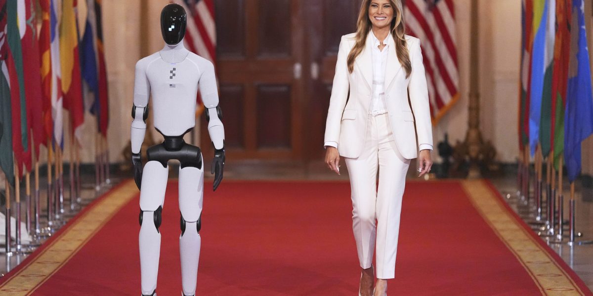 Enter Melania Trump, escorted by humanoid robot: 'I'm Figure 03, a humanoid built for the United States of America'