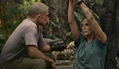 Charlize Theron Hunted Down by Taron Egerton