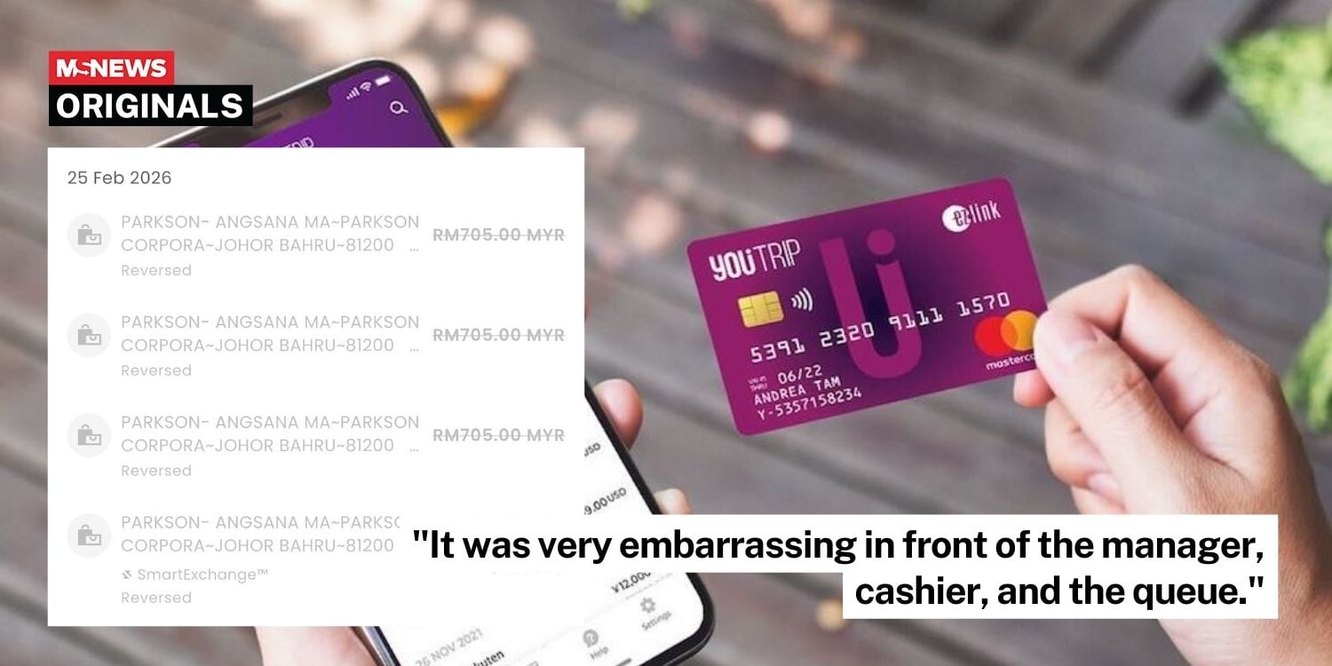 YouTrip user faces issues paying with card in JB, platform reverses charges for declined transactions