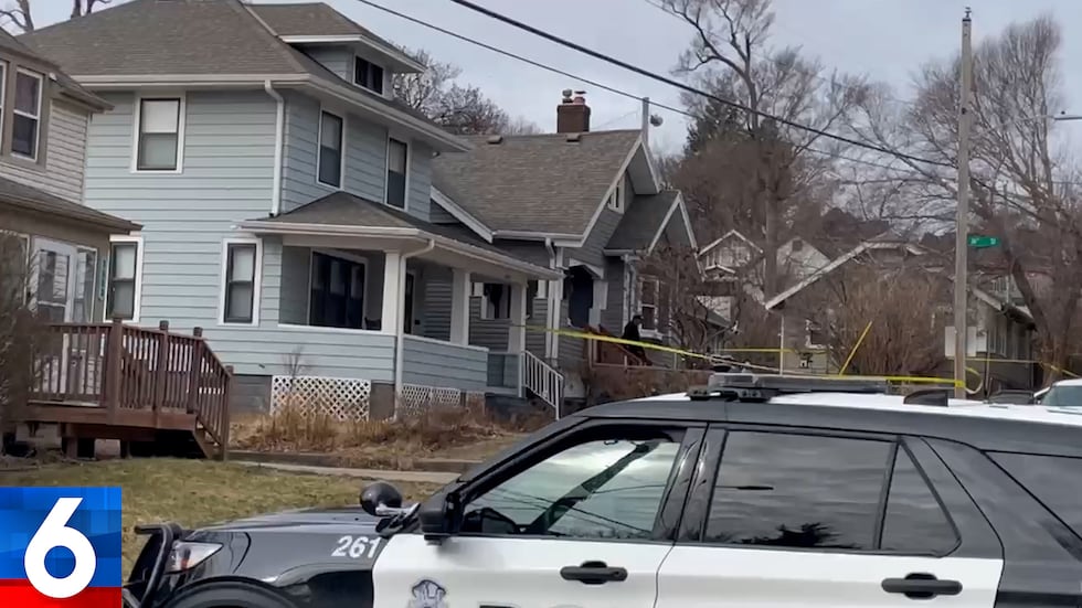 Omaha Police had a home near 36th and Cass streets taped off Thursday morning, March 12, 2026....