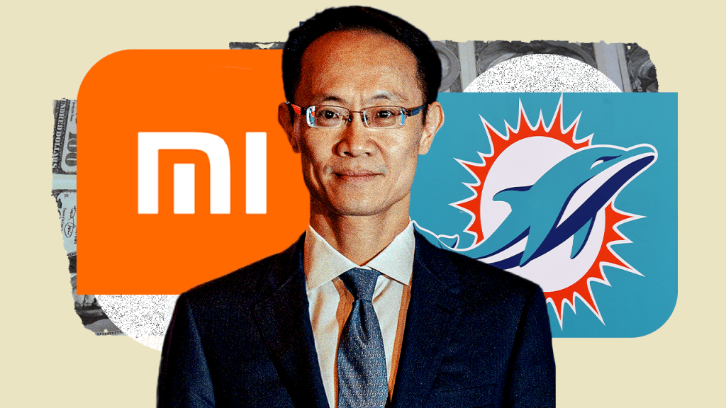 Miami Dolphins Stake Sold to Lin Bin at Record $12.5 Billion Valuation
