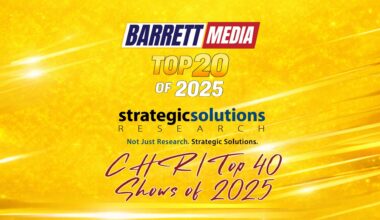 Barrett Media’s Top 20 CHR/Top 40 Radio Shows of 2025