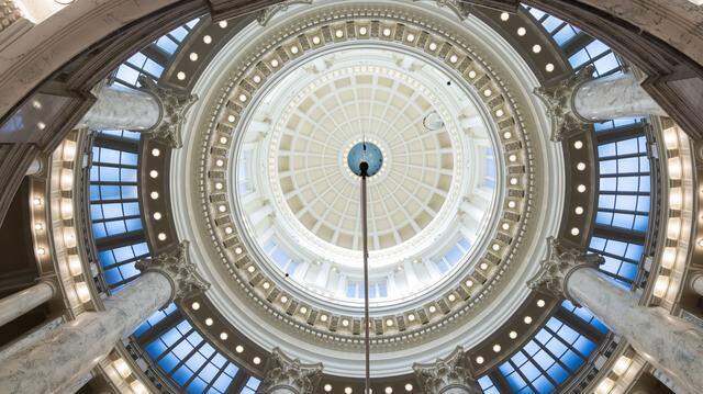 The Idaho State Capitol Rotunda in Boise, Jan. 27, 2026.
