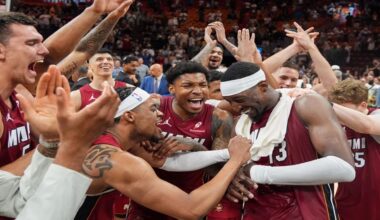 Ex-Wildcat Bam Adebayo scores 83 points, 2nd only to Wilt Chamberlain