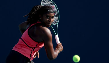 Hot shot: Hailey Baptiste comes up with a 'corker of a slice' in Miami - WTA Tennis