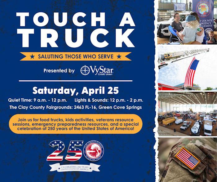 Touch A Truck returns to Clay County with patriotic celebration for country’s 250th anniversary