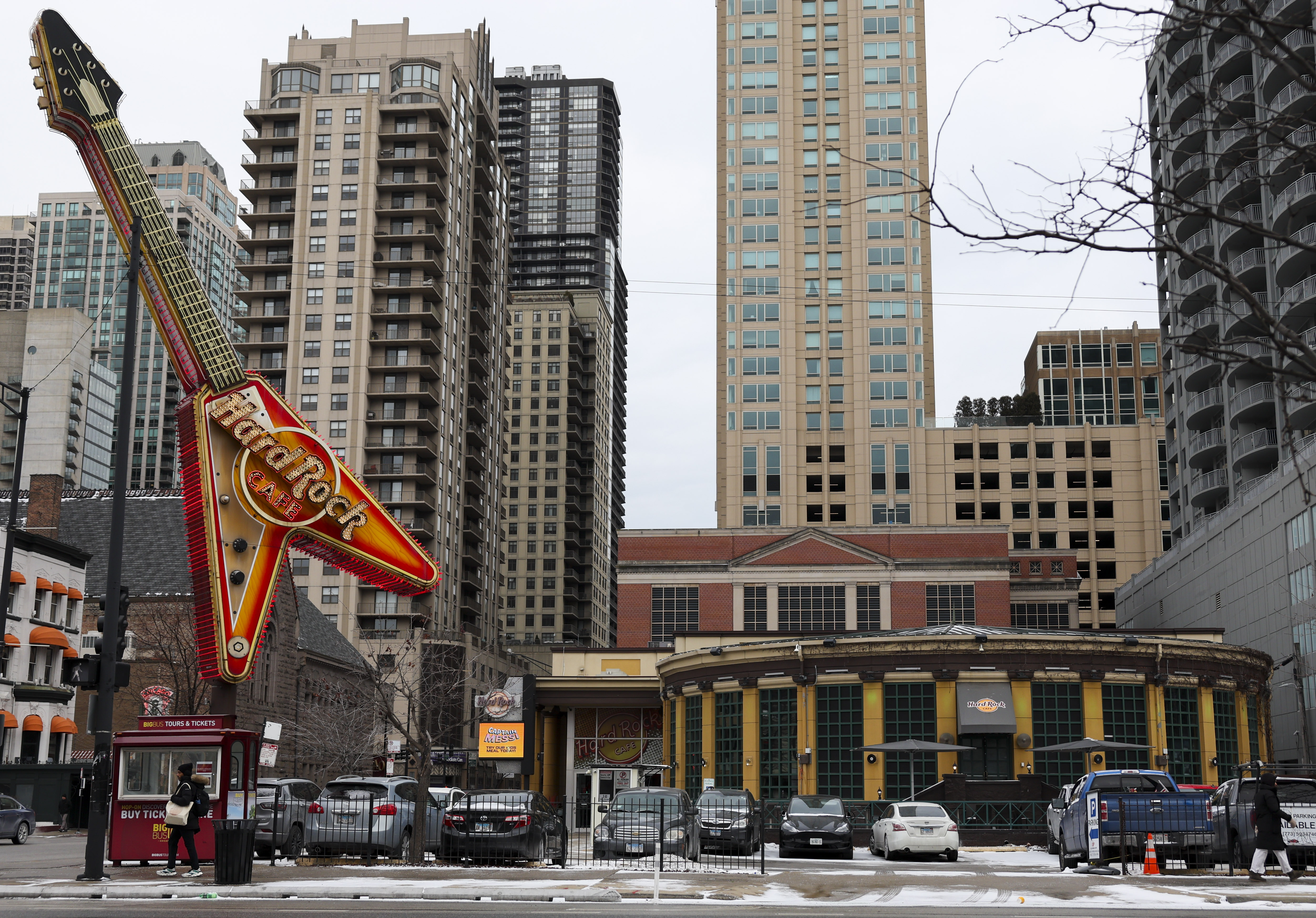 The Hard Rock CafÃ©, Jan. 22, 2025, just before it...