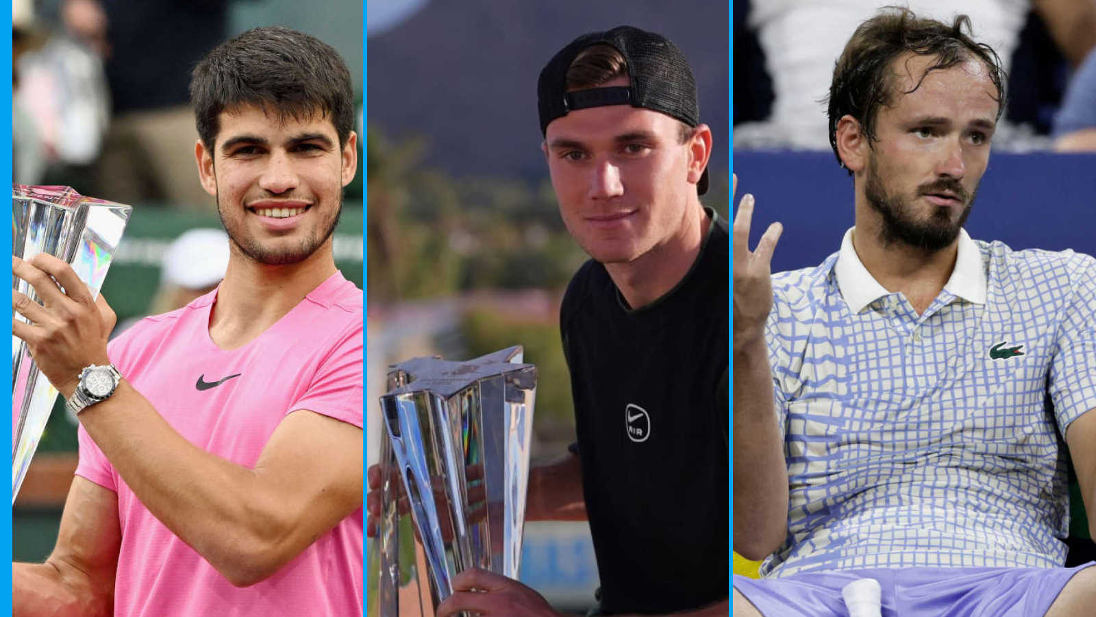 Alcaraz leads way, defending champion at No 14, questions over trio stuck in Dubai