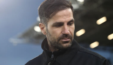 COMO, ITALY - MARCH 15: Como 1907 coach Cesc Fabregas looks on during the Serie A match between Como 1907 and AS Roma at Giuseppe Sinigaglia Stadium on March 15, 2026 in Como, Italy. (Photo by Marco Luzzani/Getty Images)