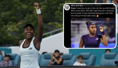 Coco Gauff used advice from random social media user in victory