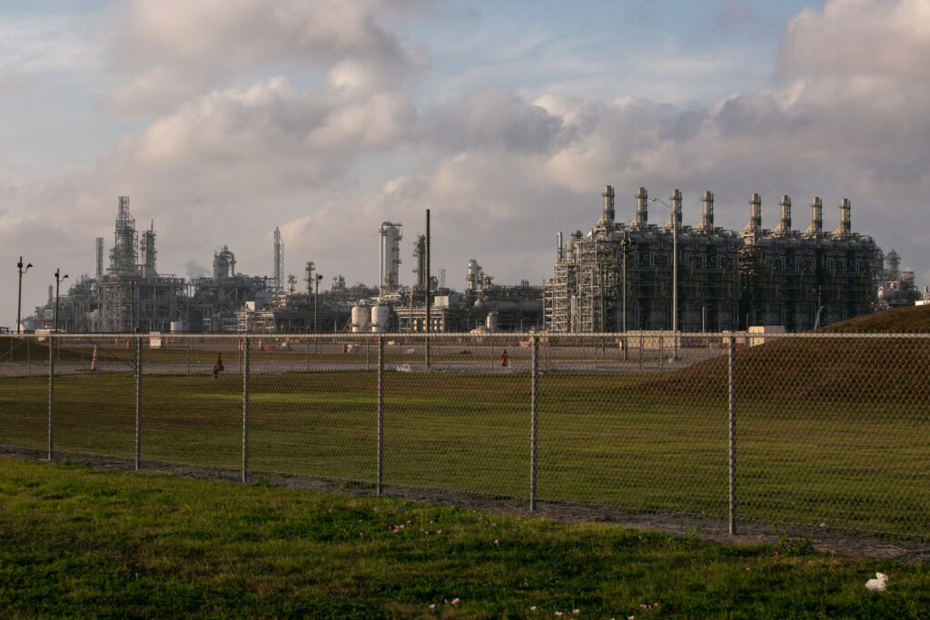 Gulf Coast Growth Ventures, a plastics production facility operated by Exxon Mobil and Saudi Arabia, started operations in 2022 and is the largest water consumer in the Corpus Christi region. Dylan Baddour/Inside Climate News