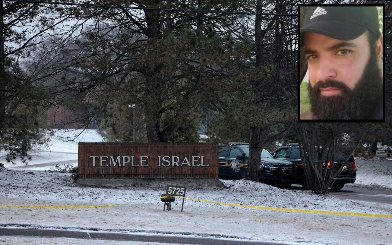 FBI: Attacker shot himself after getting stuck in car he rammed into Michigan synagogue