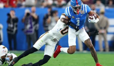 Ole Miss Wr De'Zhaun Stribling - Photo By: Mark J. Rebilas - Imagn Images Bucs